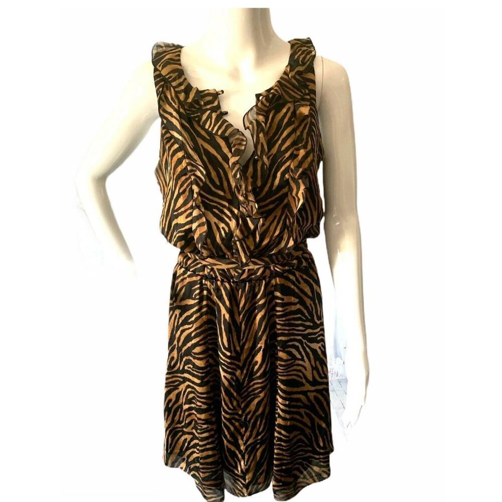 🖤 White House Black Market Silk Cheetah Dress (Soft Grunge Nostalgia)